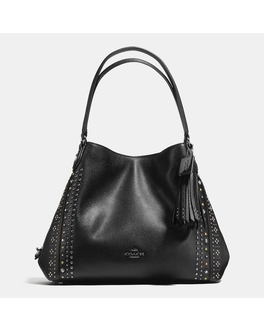 Edie shoulder bag 31 in signature leather best sale with rivets